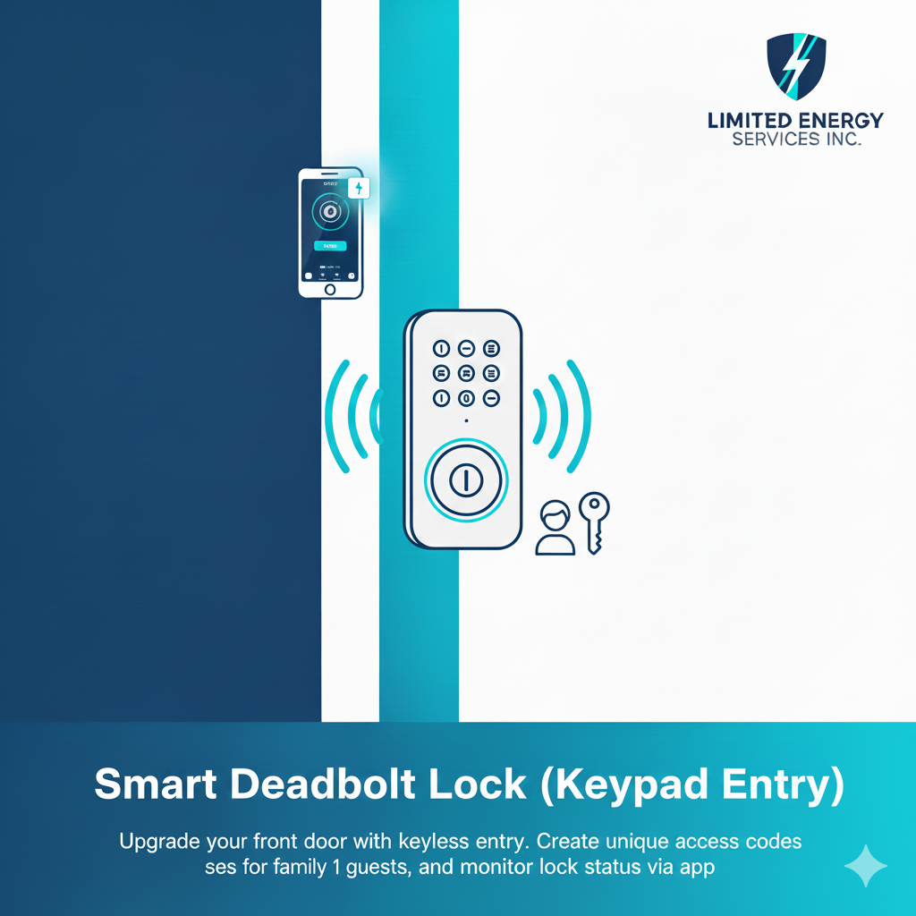 Smart Deadbolt Lock (Keypad Entry)